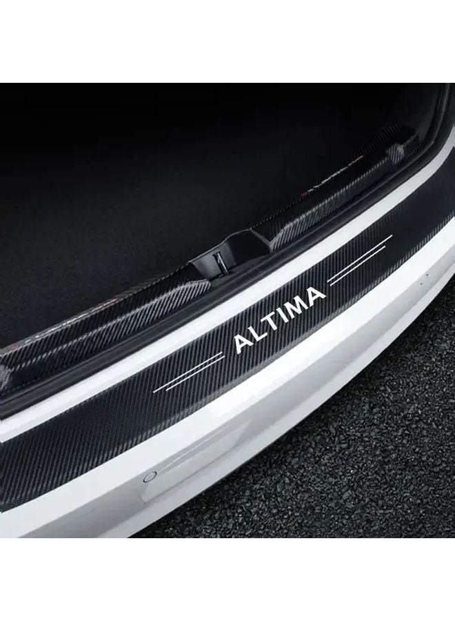 Nissan Altima Door Sill And Rear Trunk Protector 5PCS Carbon Fiber Scratch Guard - Image 4